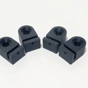 Lexan Crash Barrier Mounts Single Slot (4 pcs)