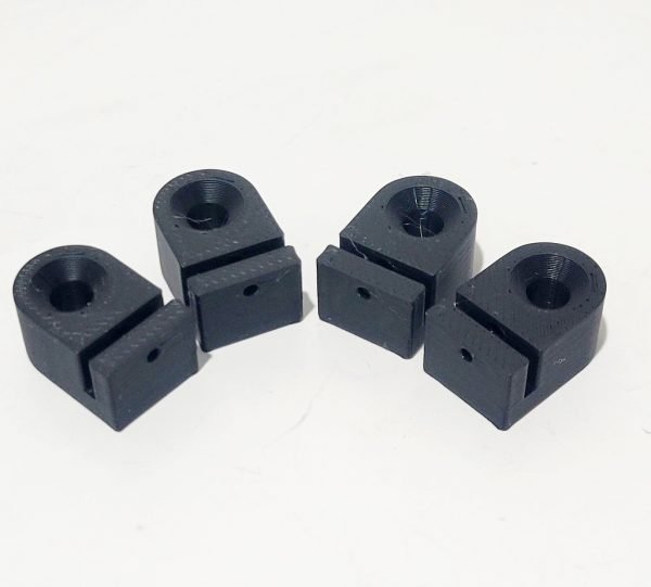 Lexan Crash Barrier Mounts Single Slot (4 pcs)