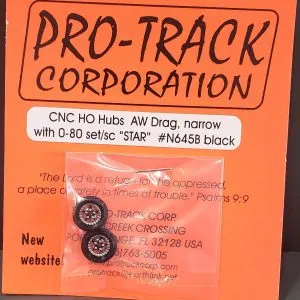 Pro-Track "B" Star 4-Gear Rim Set (Black)
