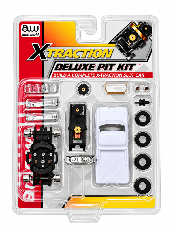 Auto World X-Traction Deluxe Pit Kit (with 1972 Datsun 620 Pickup Body) HO Slot Car