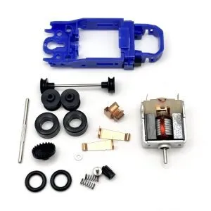 Viper Builders Kit Super 7 "HB" HO Slot Car (Colored Chassis)