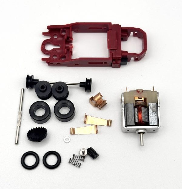 Viper Builders Kit Super 7 "HB" HO Slot Car (Colored Chassis) - Image 4
