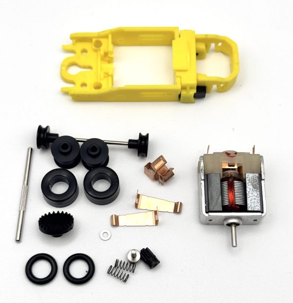 Viper Builders Kit Super 7 "HB" HO Slot Car (Colored Chassis) - Image 2