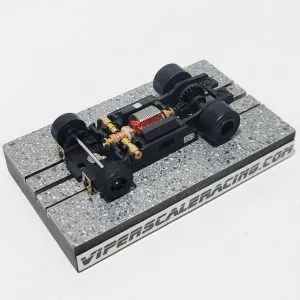 JAG TR3 Chassis for Screw-On T-Jet Bodies Black Wheels