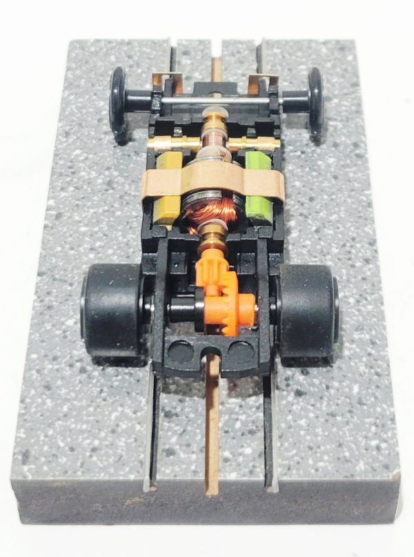 JAG TR3 GT Chassis for Screw-On T-Jet Bodies Black Wheels - Image 4