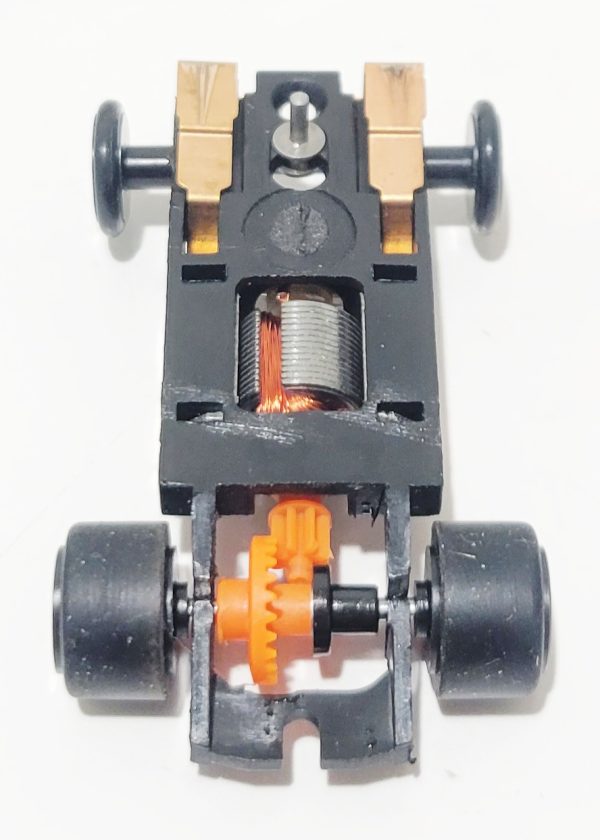JAG TR3 GT Chassis for Screw-On T-Jet Bodies Black Wheels - Image 5