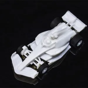 AFX Formula White Paintable Mega G+ HO Slot Car