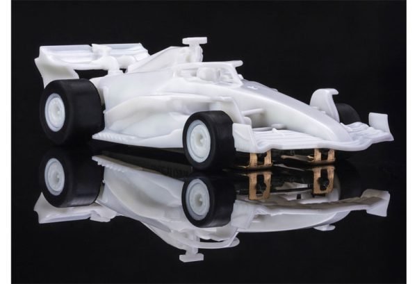 AFX Formula White Paintable Mega G+ HO Slot Car - Image 5