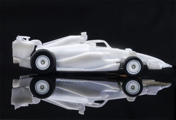 AFX Formula White Paintable Mega G+ HO Slot Car - Image 8