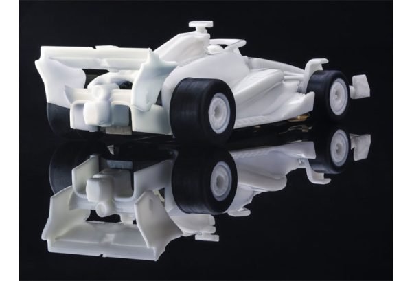 AFX Formula White Paintable Mega G+ HO Slot Car - Image 9