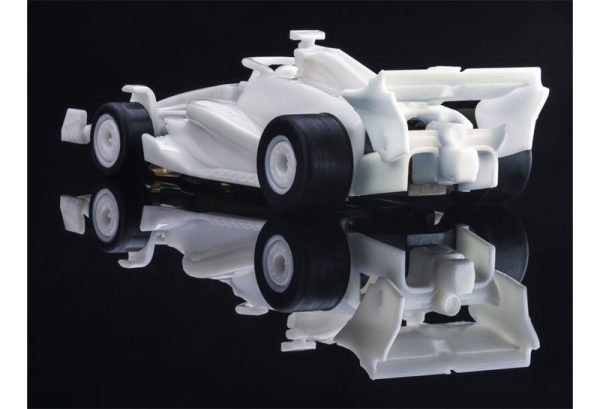 AFX Formula White Paintable Mega G+ HO Slot Car - Image 10