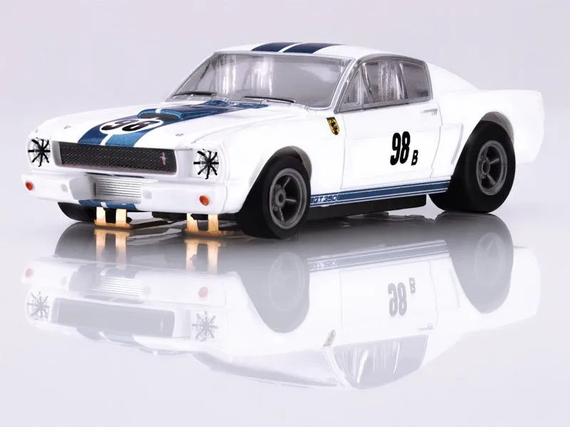 AFX 1965 Shelby Mustang GT350R Ken Miles White/Blue Mega G+ HO