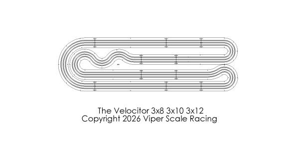"The Velocitor" 3x8 3x10 3x12 3 Lane Viper Routed Track Kit - Image 8