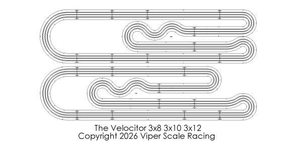 "The Velocitor" 3x8 3x10 3x12 3 Lane Viper Routed Track Kit - Image 7
