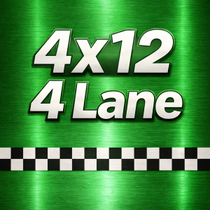 4x12 4 lane Tracks