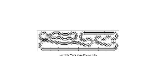 "The Jekyll" 4x16 4 Lane Viper Routed Track Kit