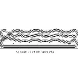 "The Jekyll SS" 4x16 4 Lane Viper Routed Track Kit