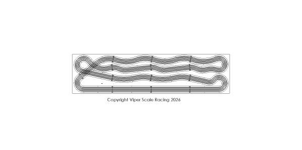 "The Jekyll SS" 4x16 4 Lane Viper Routed Track Kit