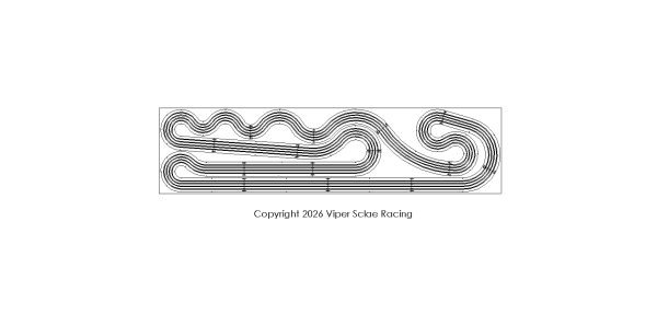 "The Mamba" 4x16 4 Lane Viper Routed Track Kit
