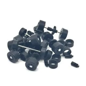 AFX Mega G+ F/R Tire lot plus pinions